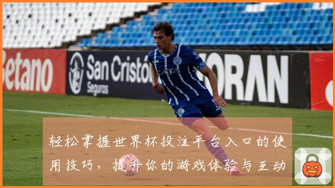 轻松掌握世界杯投注平台入口的使用技巧，提升你的游戏体验与互动乐趣
